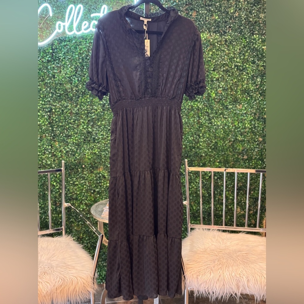 New Max Studio Elegant Black Women's Dress